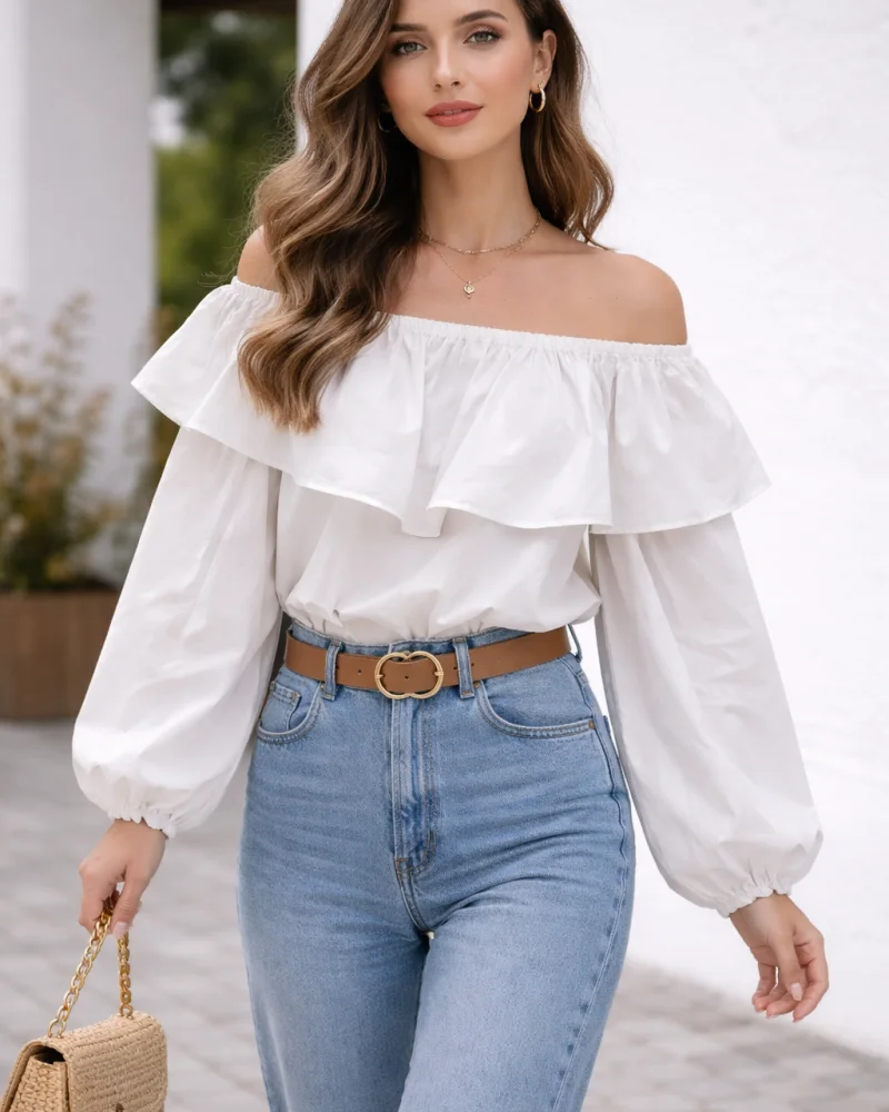 Crop-top Blouse